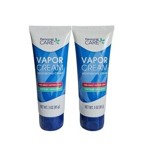 Personal Care Vapor Cream,Soothing & Moisturizing Non-Medicated  2pk 3oz Each